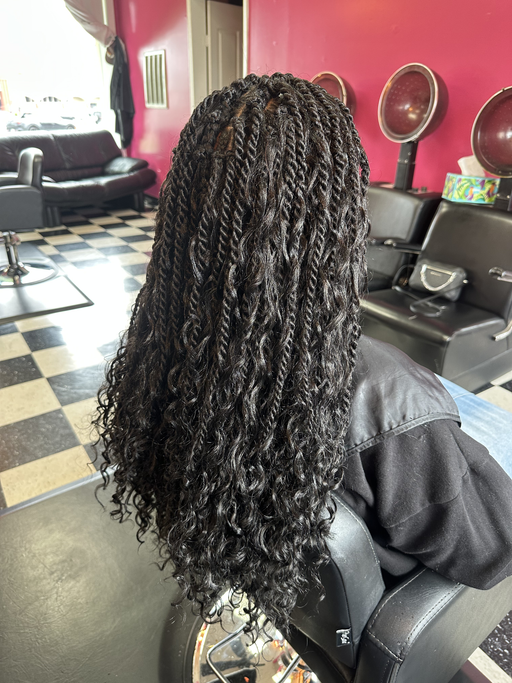Feed-in braids and natural hair care - Hair Afrique Fredericksburg VA